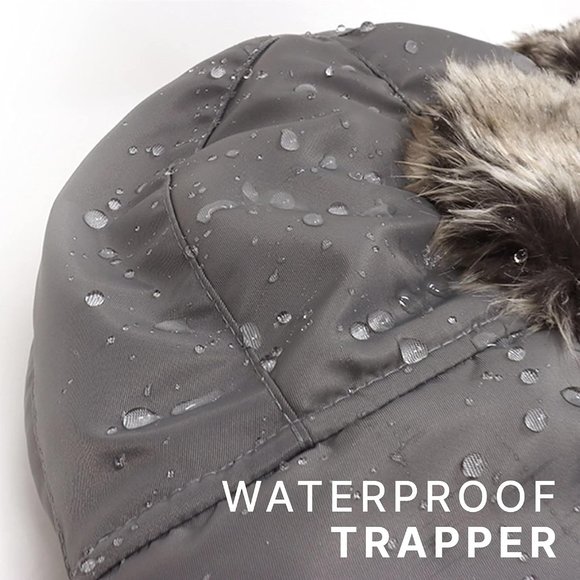 Waterproof Winter Trapper s Unisex‎ Premium Strength Ear Flap Chin Strap Cold